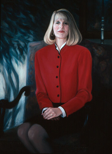 female portrait oil painting